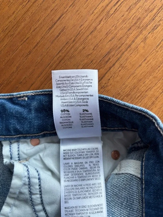 Mother Denim The Swooner Rascal Straight Leg Ankle Jean Where is my Mind size 23 - Picture 9 of 10